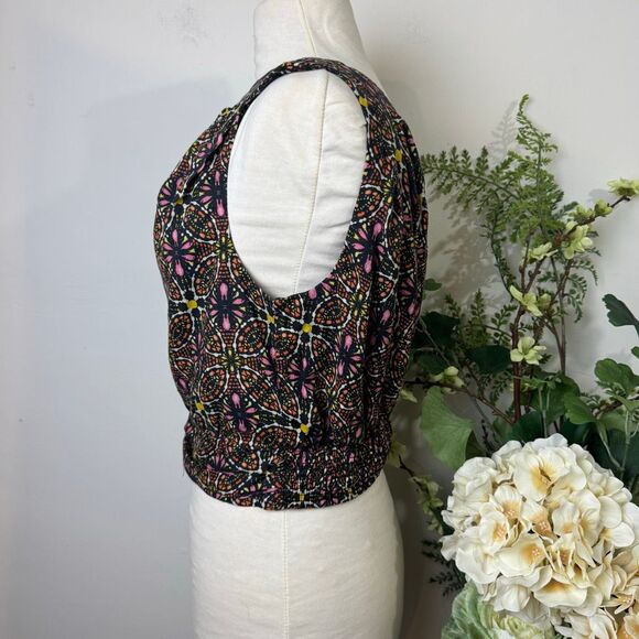 ANTHROPOLOGIE | one-shoulder linen top | medium | linen - Picture 5 of 12